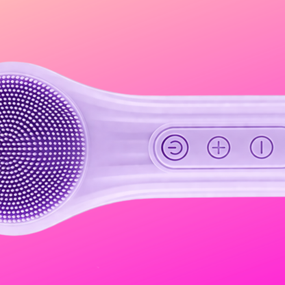 Cepillo Facial Eléctrico de Silicona con Tecnología de Calor y Vibración – 5 Intensidades